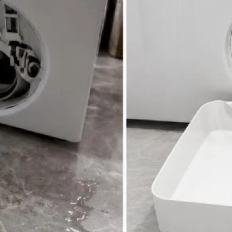 Washing Machine Drain Water Collection Tray Prevents Overflow On Laundry Room Floor Clean Laundry Room Water Collection Box