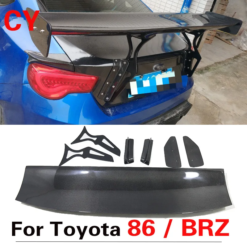 

Applicable Toyota 86 Gt86 Subaru Brz Modified Carbon Fiber Large Tail Rocket Rabbit Top Wing Spoiler