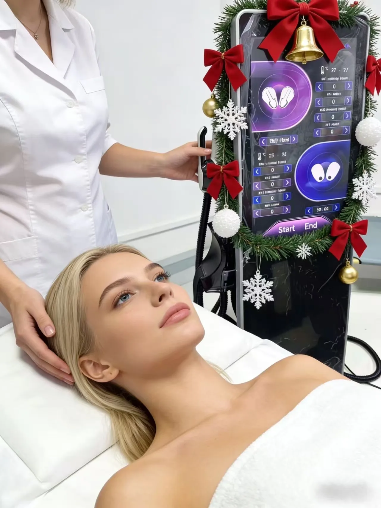 

Аппарат для коррекции фигуры 2026 High Intensity 6500W SLyric с технологией RF, стимуляцией мышц и уменьшением жира, оборудование для похудения и красоты