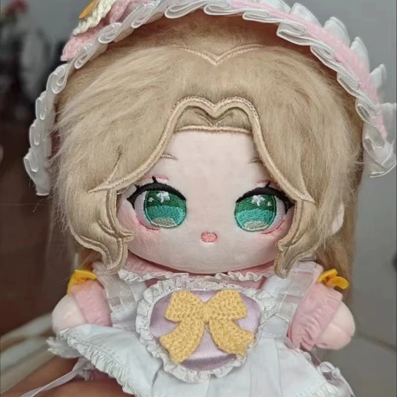 Stuffed 20cm Anime Identity V: Little Girl (Yi Zhu) Cartoon Plush Doll Toy COS Dress-up Children Adults Collectible Cotton Gifts