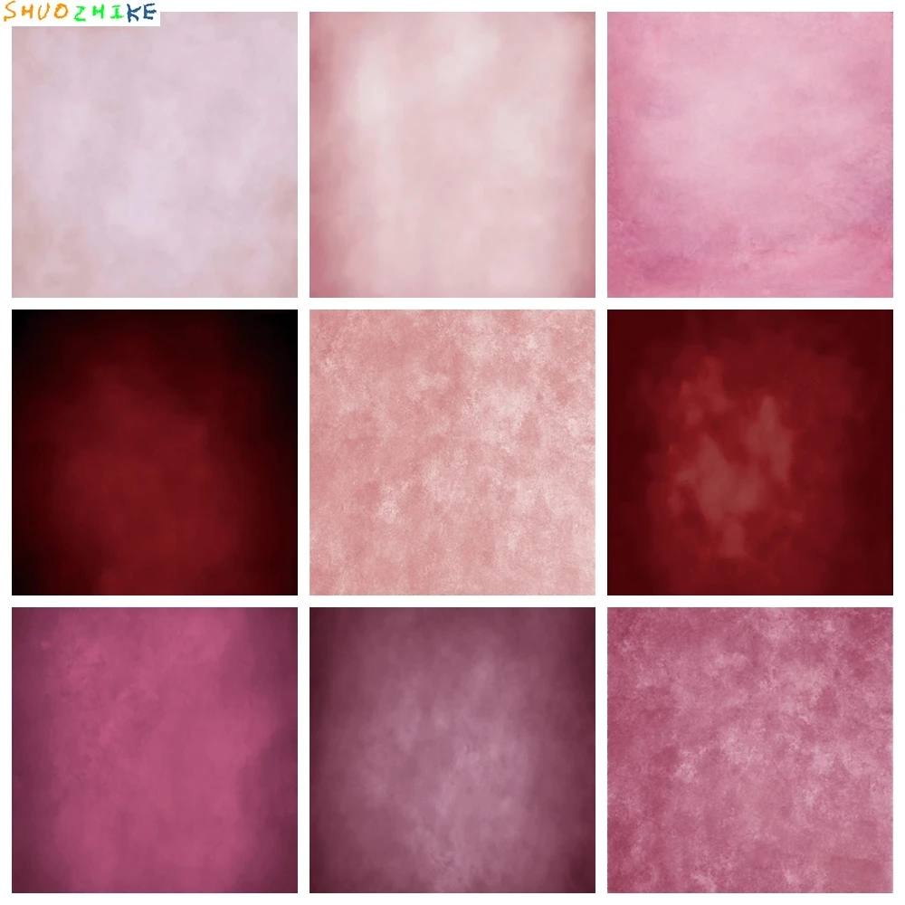 

Red Backdrops Abstract Pink Texture Background Girl Potrait Adult Pregnant Women Photocall Solid Color Props Baby Photo Studio