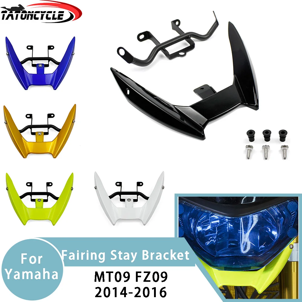 

For Yamaha MT09 FZ09 Headlight Front Upper Fairing Stay Bracket Mount Holder FZ-09 MT 09 2014 2015 2016 Motorcycle Accessories