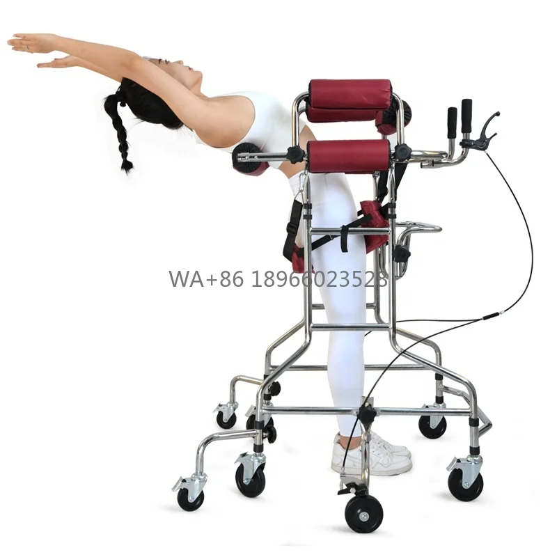 Disable  Eight Wheels Rehabilitation Training Equipment Walking Aid Elderly Stroke Hemiplegia Walker