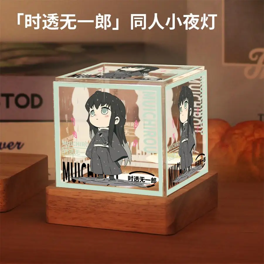 

Anime Demon Slayer Tokitou Muichirou Kanroji Mitsuri Cosplay Nightlight decoration Ambitus Gift