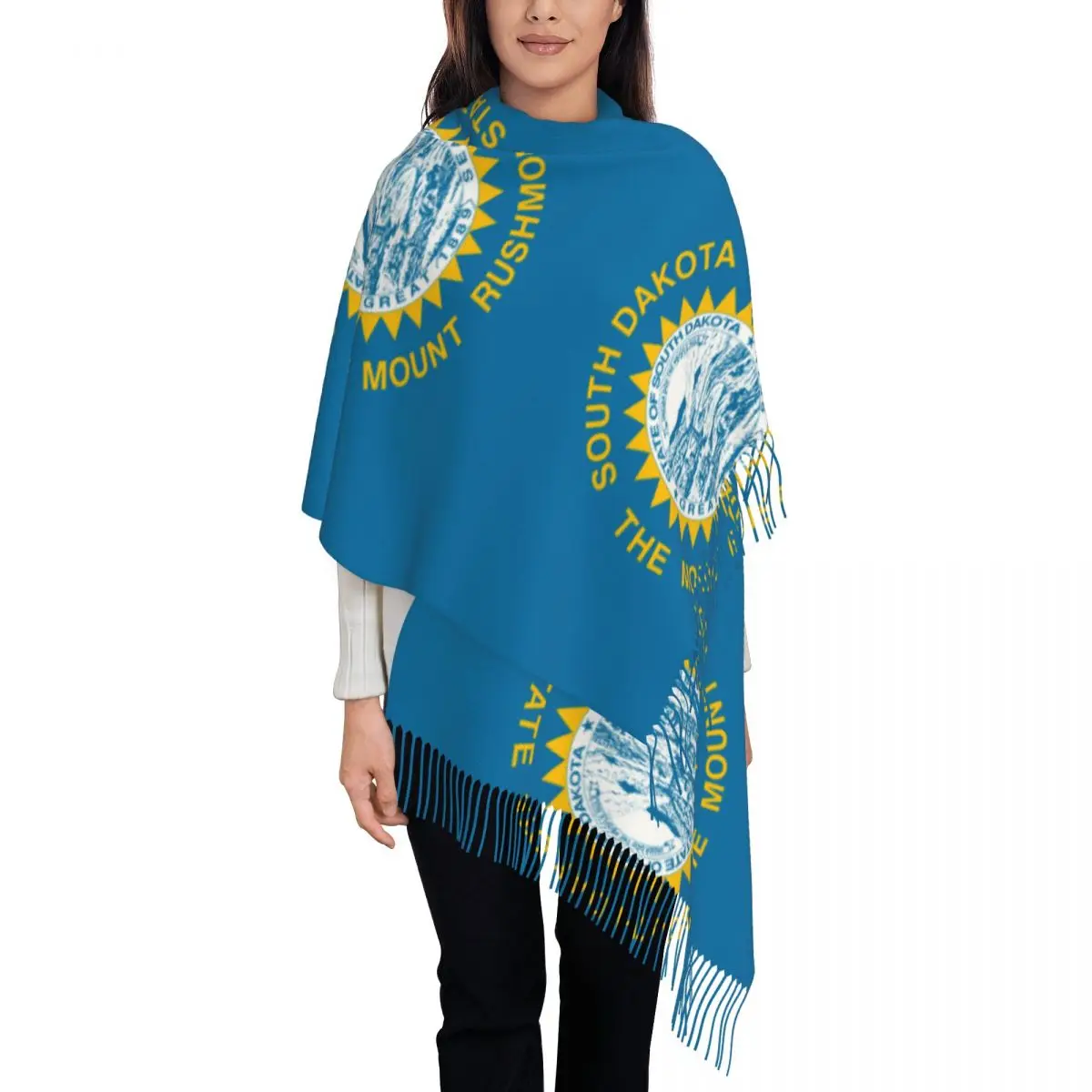 Flag Of South Dakota Shawls and Wraps for Evening Dresses Womens Shawls Wraps Dressy Shawls and Wraps for Evening Wear