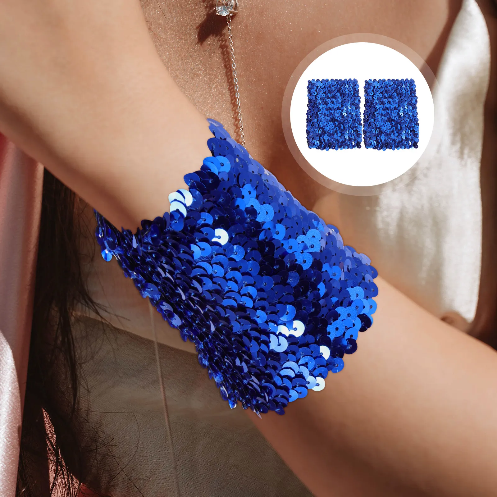 

Sequin Bracelet Cute Bracelets Girls Sequine Kids for Women Birthday Slap Sequins