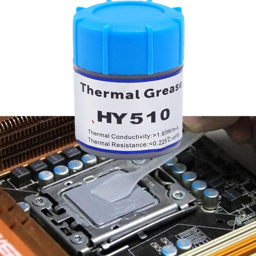 HY510 10g Silicone Thermal Paste Heat Transfer Grease Heat Sink CPU GPU Chipset Notebook Computer Cooling Syringe