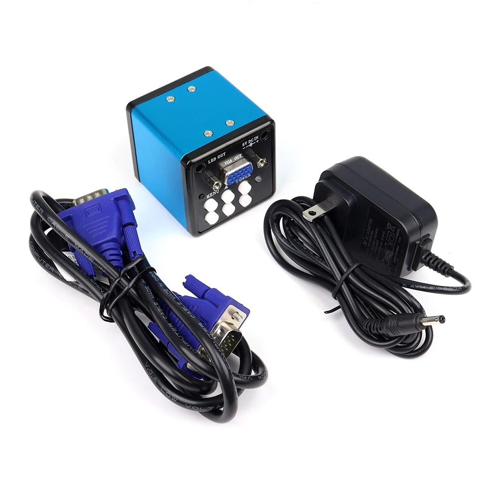 SANQTID TD-VB20 Industrial Digital Microscope HD Camera CMOS Sensor for Mobile Repair Autofocus Monocular Light Stereo 1024x768