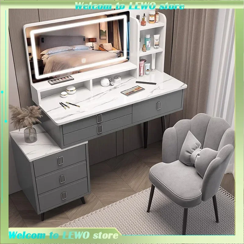 

Drawer Storage Dressing Table Hollywood Mirror Girls Luxury Bedroom Dressing Table European Tocador De Maquillaje Furniture