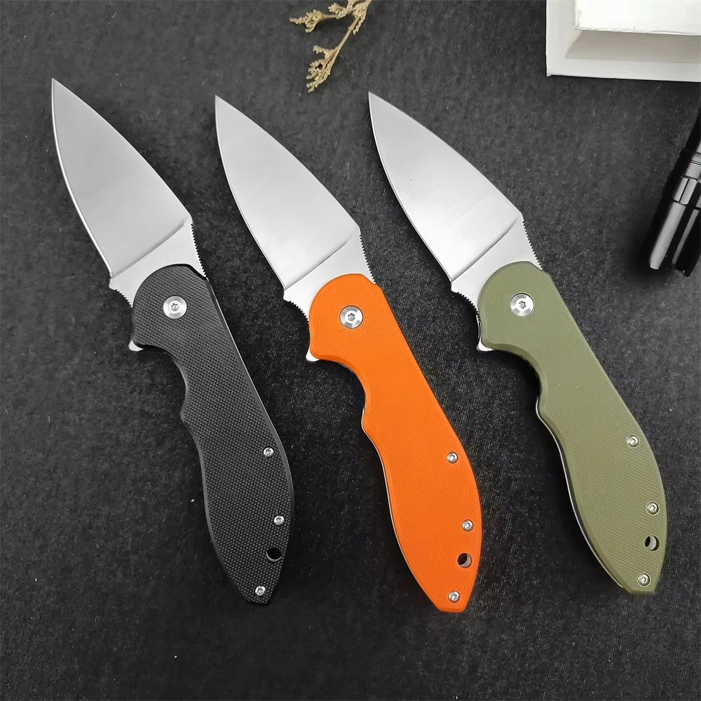 

C172 Pocket Flip Folding Knife Sharp D2 Blade Non-Slip G10 Handle EDC Outdoor Jungle Hunting Tactical Rescue Essential Tools
