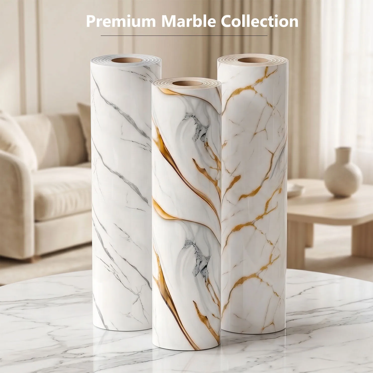 

Room decor Marble Self-Adhesive Wallpaper 3D Peel And Stick Conceals Imperfections for Kitchen Backsplashes Bathroom Living Room