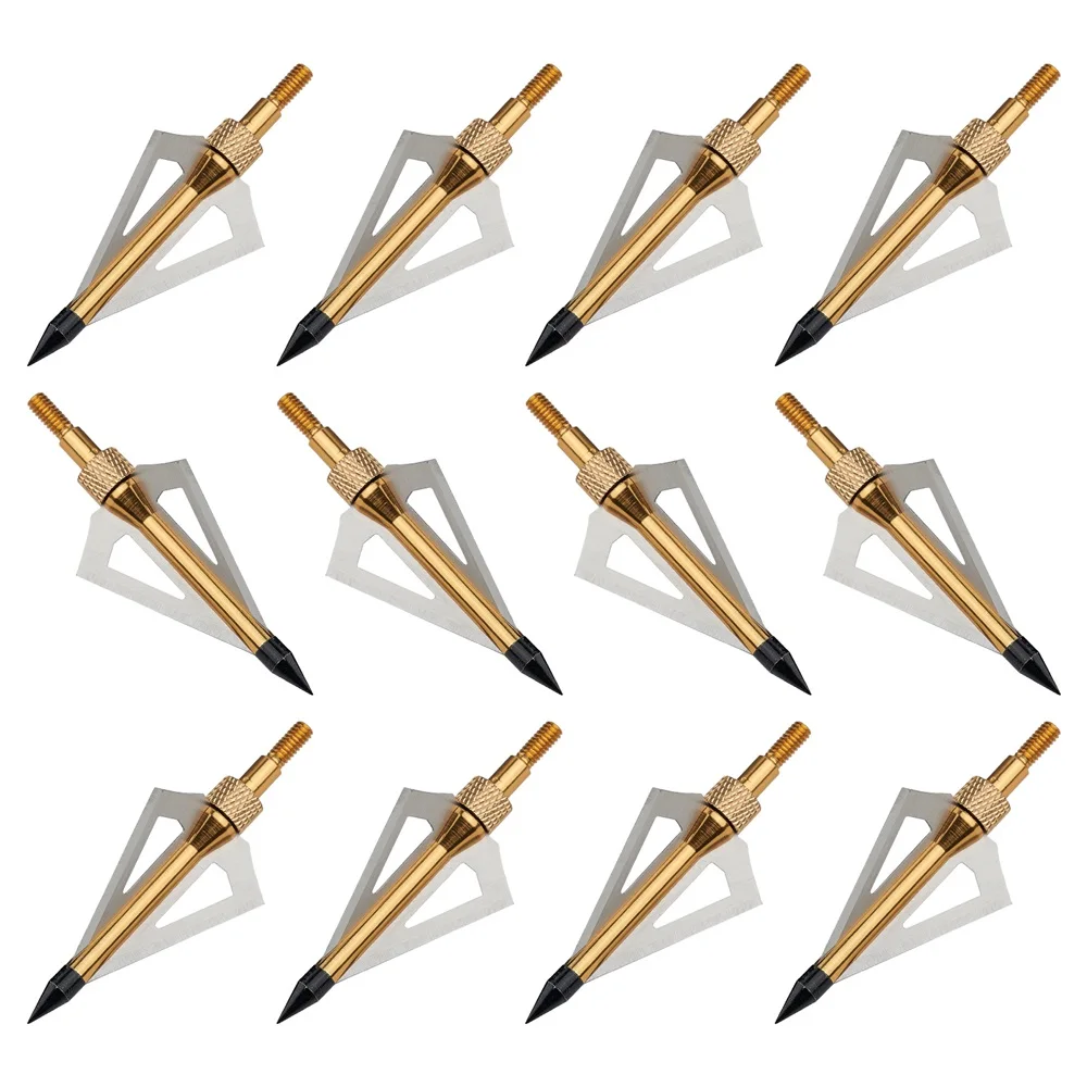 برودهيدس 6/12/24 قطعة 100 جرام نقاط نصائح مع صندوق لسهام الكربون رؤوس السهم ل مجمع قوس منحني القوس الطويل الصيد الرماية #6