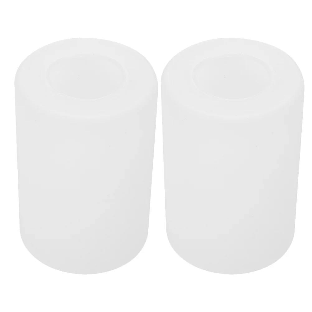 

2Pcs Glass Lamp Shades Modern Cylindrical Design for Pendant and Table Lamps Soft Diffused Lighting Home Hotel Decor E27