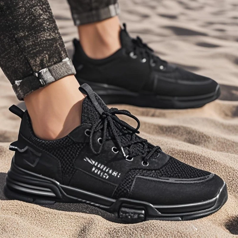 

Men Shoes Trendy Man Vulcanize Shoe Waterproof Non-slip Board Shoe for Outdoor Activities Leisure Sports High Quality Brown Boot