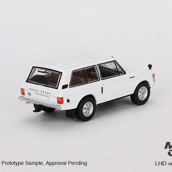 MINI GT 1/64 Land Rover Range Rover، نموذج سيارة ثابت محاكاة مصنوع من خليط معدني، مناسب للهدايا للأصدقاء وألعاب الأطفال.