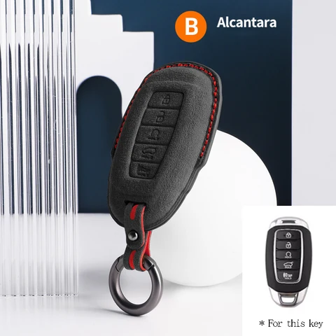 Чехол для автомобильного ключа, 5 кнопок, аксессуары для Hyundai Tucson Santa Fe Rena Sonata Elantra Creta i10 i30 i40 Solaris Accent