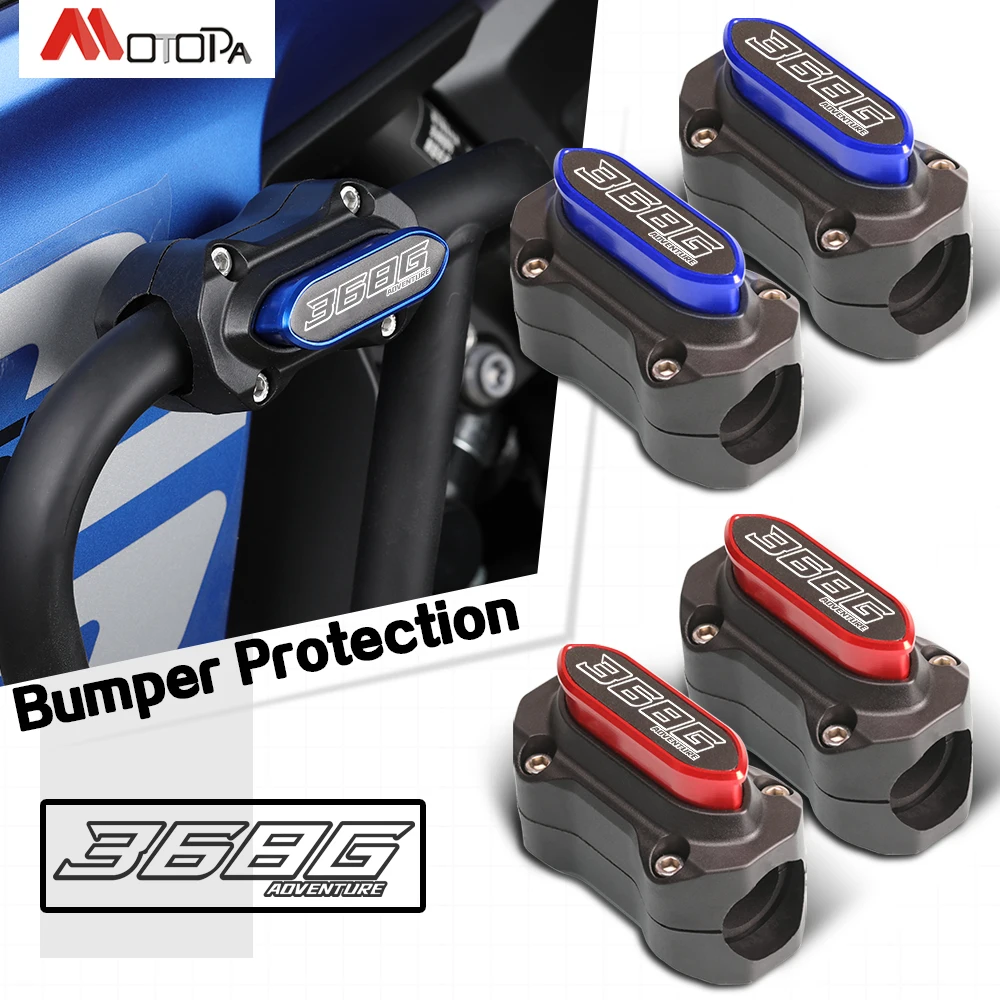 For Zontes 368G 2024 2025 Motorcycle Accessories Engine Guard Bumper Protector Trim Blocks With Spring