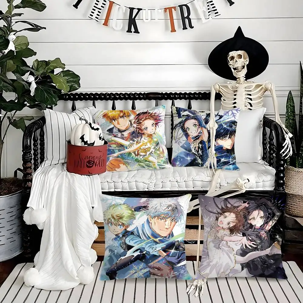 

Ice Skating Anime M-MedalistS Pillow Case Soft Plush Fabric Double Sided Print Decorative Home Living Room Gift Cushion Cover
