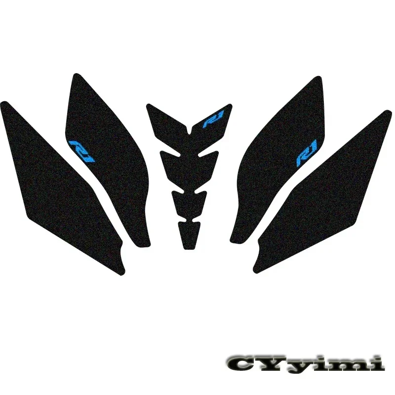 Motorcycle Accessories Side Fuel Tank Pads Protector Stickers Knee Grip Traction Pad For  YZF R1 R1M YZFR1 2015 - 2021