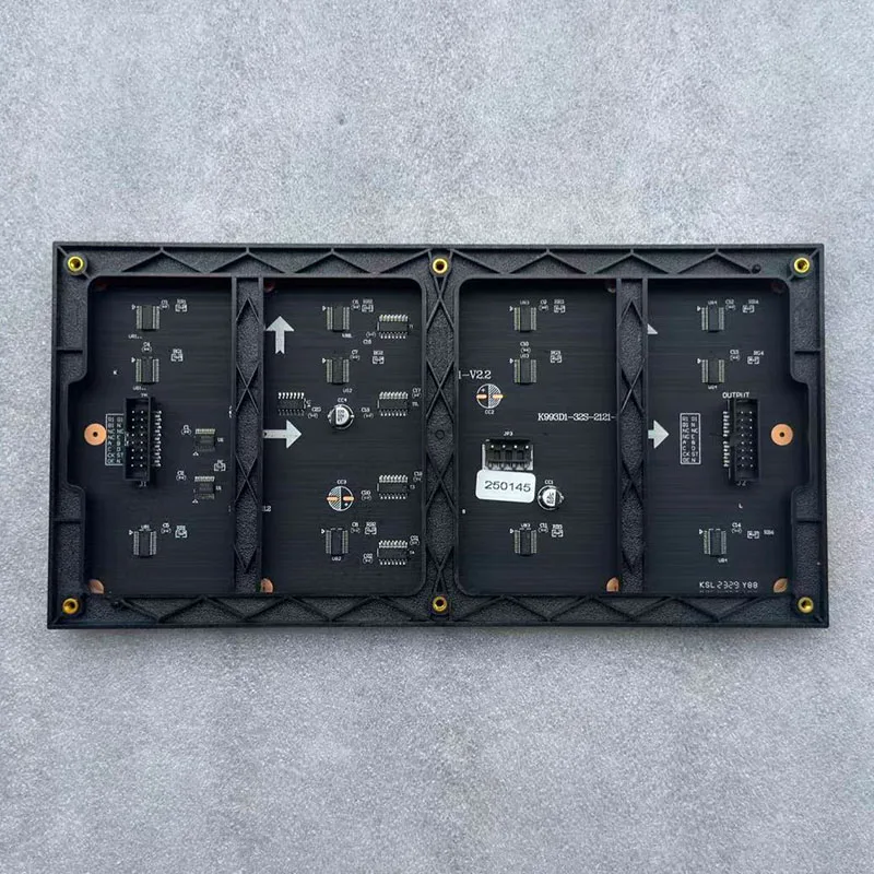 2 sztuki/partia Moduł matrycy LED P4 SMD 3w1 RGB do użytku wewnętrznego, 64x32 piksele, wyświetlacz wideo, pełnokolorowy panel, skanowanie 1/16, 256mmx128mm