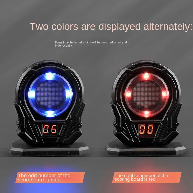 Laser Induction Target New Electric Scoring Practice Target With Sound Indoor Entertainment Toy Military Fan Laser Training