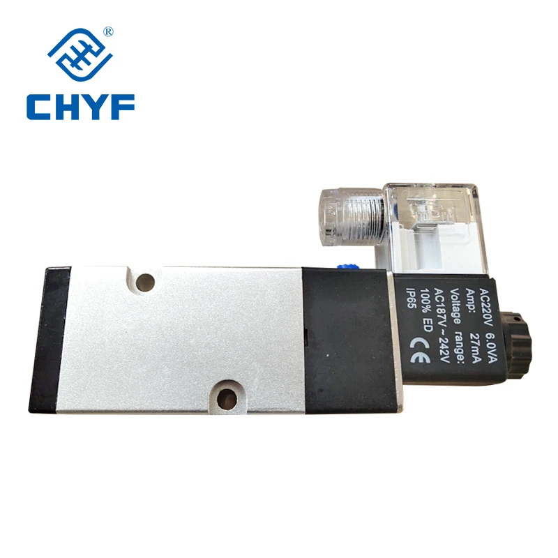 

Plate solenoid valve airtac type 4M210-08 310-10 cylinder control valve 220V two-position five-way valve 24v electronic valve