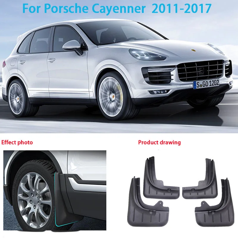 

Mudguards for Porsche Cayenne 2011-2017 Auto Mudflap Fender Mud Flaps Guard Splash Car Accessories