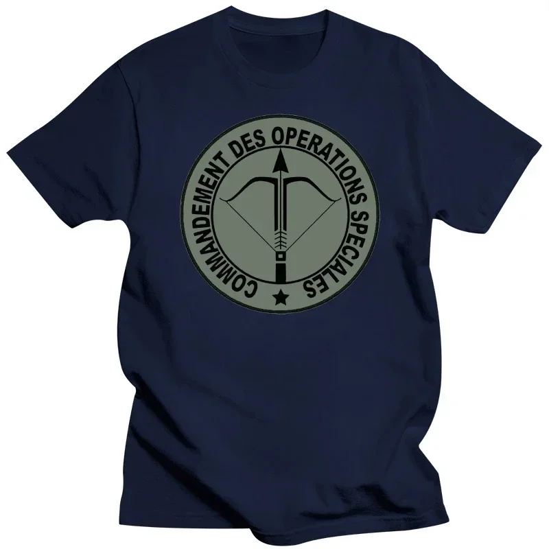 Summer T-shirt 2024Men Cool Tee Shirt T-SHIRT " COS " recto   verso - Commandement des operations speciales RPIMa GCP