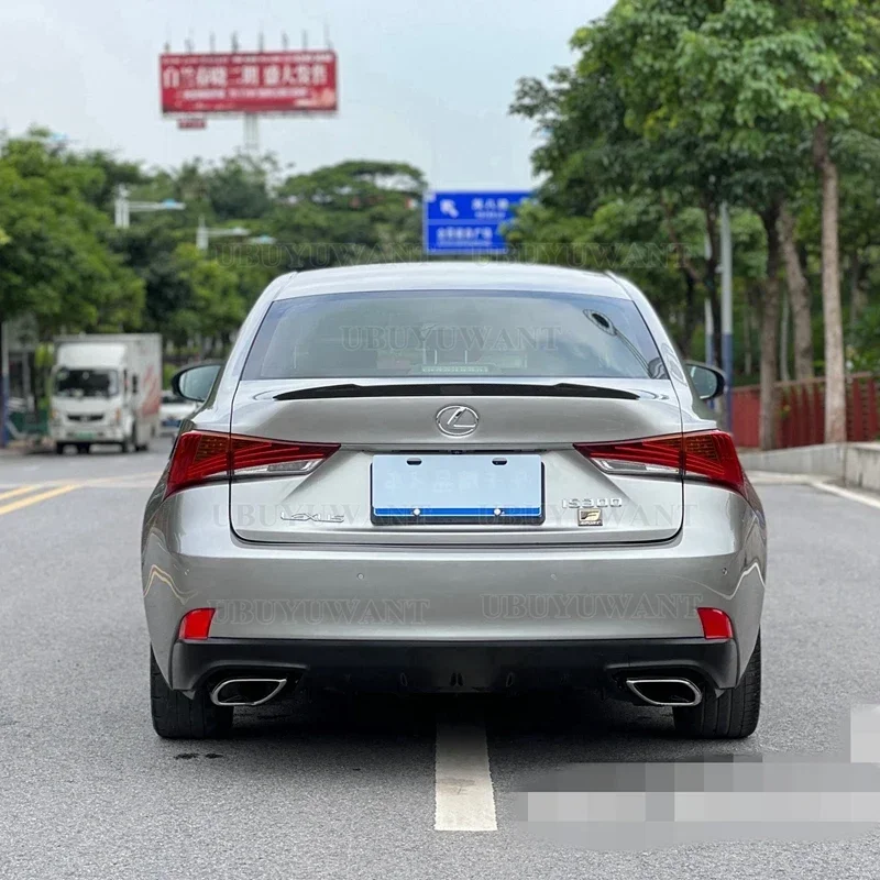 For Lexus IS Series Car Spoiler Wing 2012-2018 PU Material Trunk Color Spoiler IS200t IS250 IS300 IS350 Fin Refit Accessories