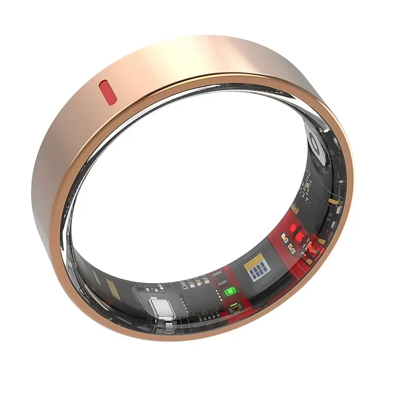 Health Ring Fitness Tracking Heart Rate Sleep Tracker IP68 Steel Wireless Charging Smart Ring App Control 5-10 view 5