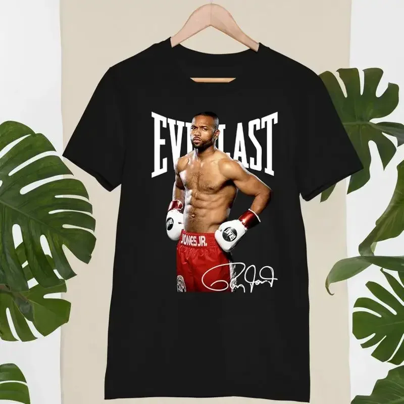 Roy Jones Jr Boxing T Shirt Black Cotton All Sizes Jj3856