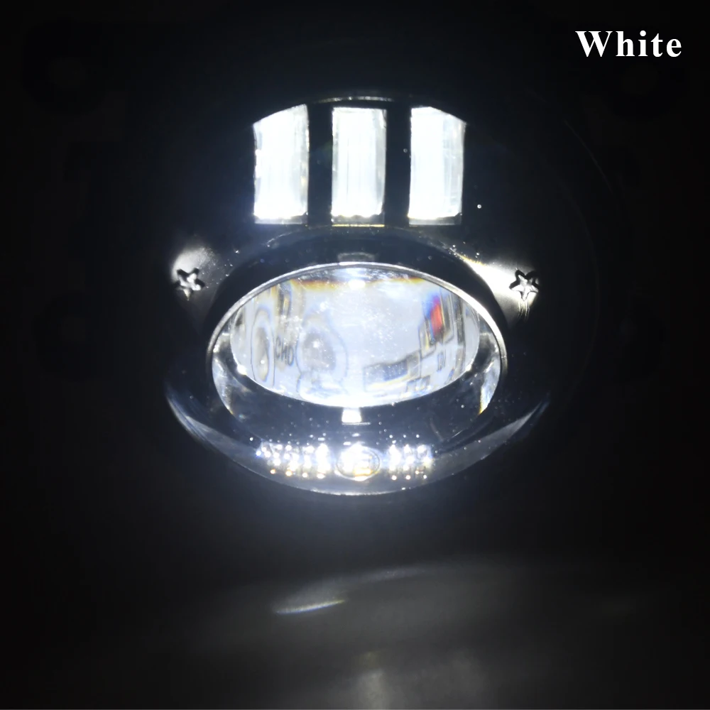 لأوبل كورسا D OPC 2006-2011 مزدوجة LED أضواء الضباب عدسة المصباح النهار تشغيل ضوء DRL 12 فولت #4