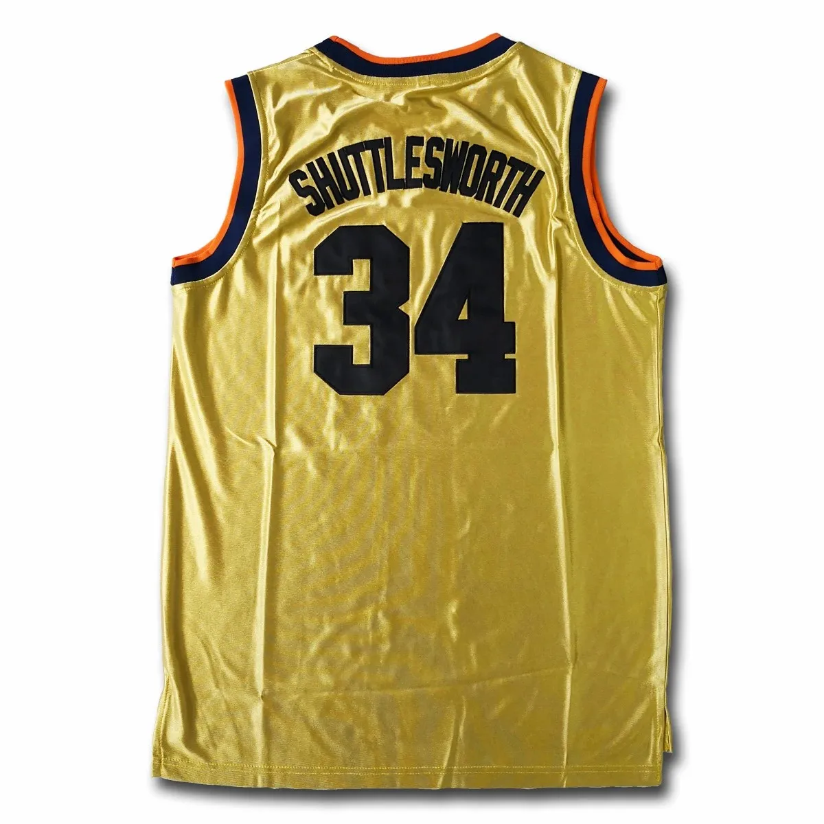 Mens #34 Jesus Shuttlesworth Jersey Lincoln High School Basketball Jersey Blue Ray Allen Film He Got Game Basketball Jerseys