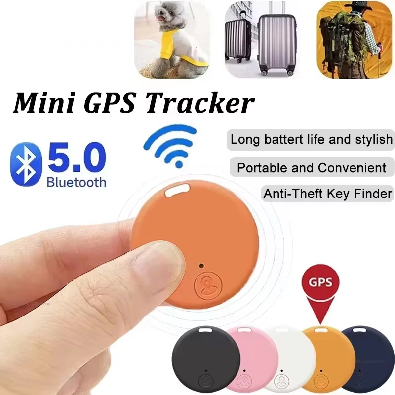 Mini GPS Tracker Bluetooth 5.0 Anti-Lost GPS Device Car Tracking IOS Android Smart Finder Locator Accessory 2026