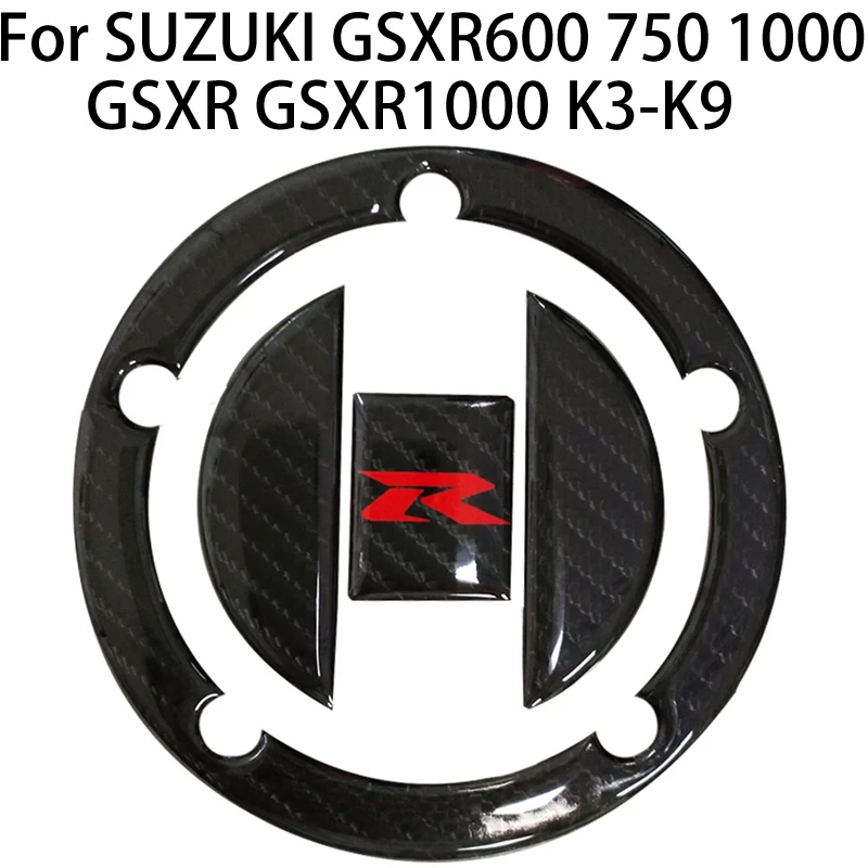 Upgrade Carbon Fiber For SUZUKI GSXR600 750 1000 GSXR GSXR1000 K3/K4/K5/K6/K7/K8/K9 Fuel Gas Tank Cap Cover Pad Sticker