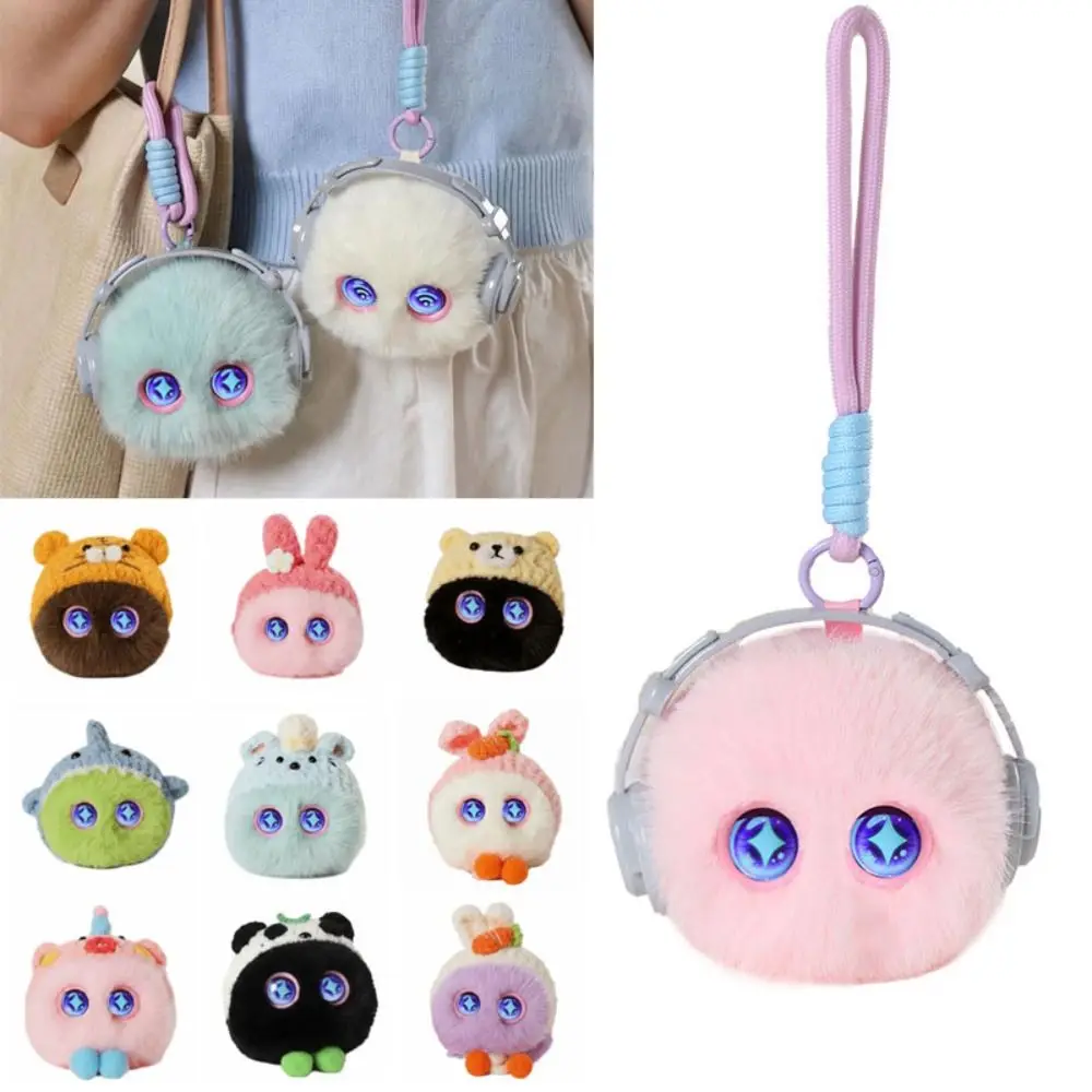 66 Languages Interactive AI Plush Companion Pendant Emotional Support Plush Cute Design AI Cat Keychain Interactive Talking