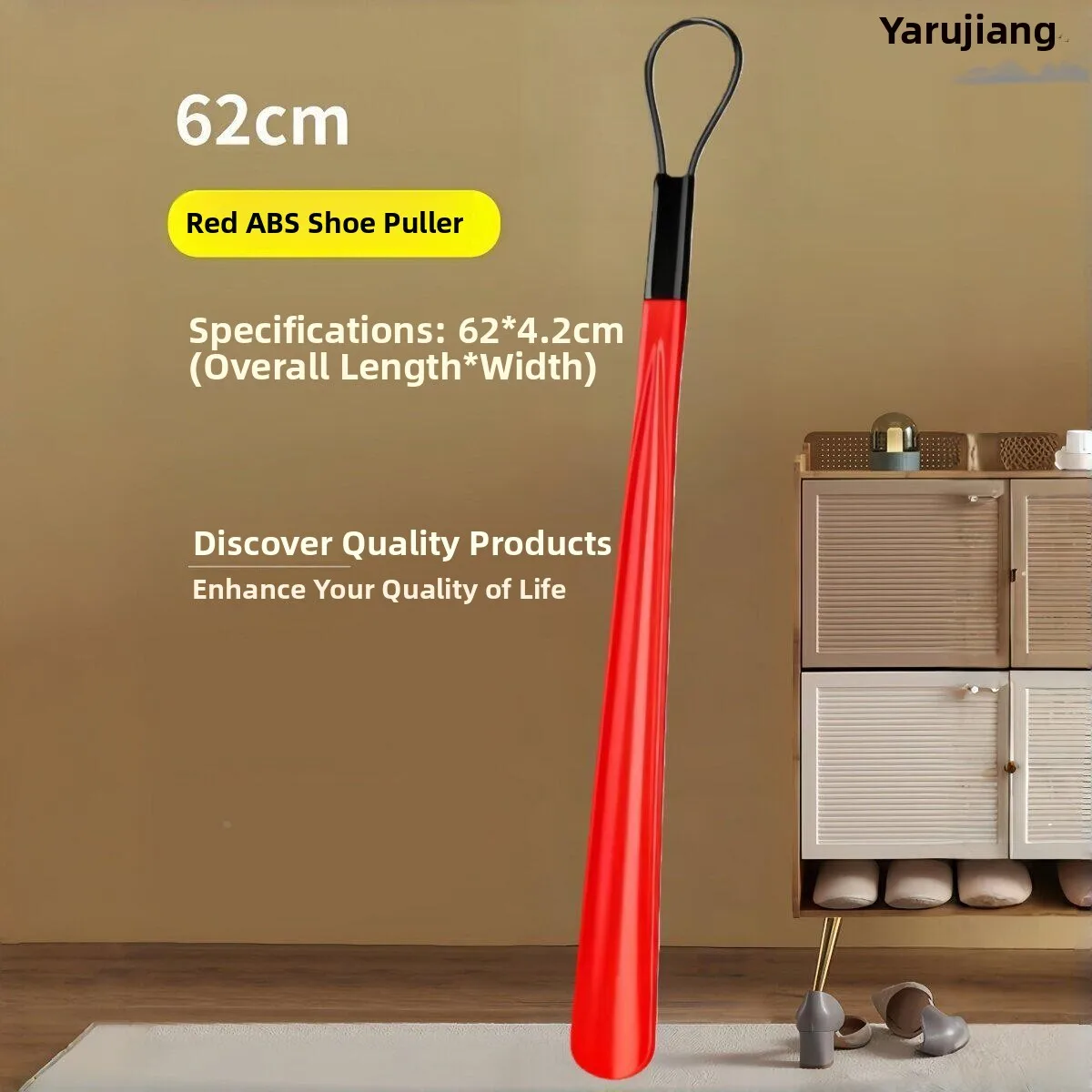 

Long Handle Shoe Horn Home Use Pregnant Women's Extended Length Shoe Inserting Tool Easy to Use Daily Household Shoe Care