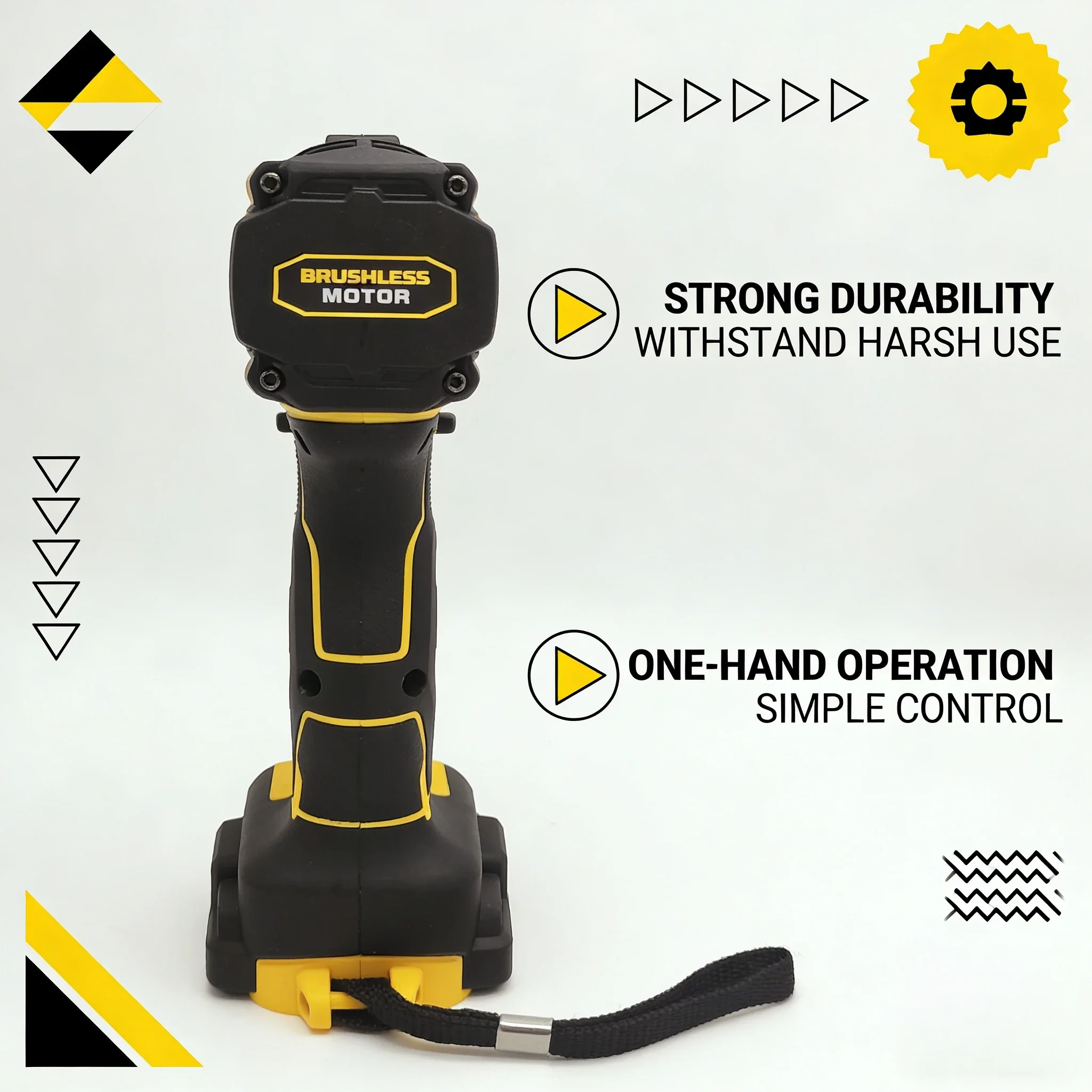 DEWALT New DCF850 Brushless 20V Cordless Impact Driver, High Torque Rechargeable Electric Screwdriver