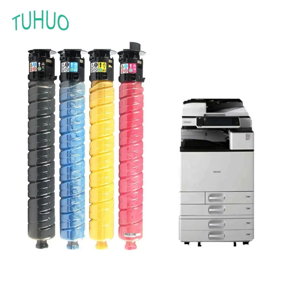4PCS/1 Set MP C3300 MP C2800 Compatible Color Toner Cartridge for Ricoh Aficio MPC2800 MPC3300 Printers
