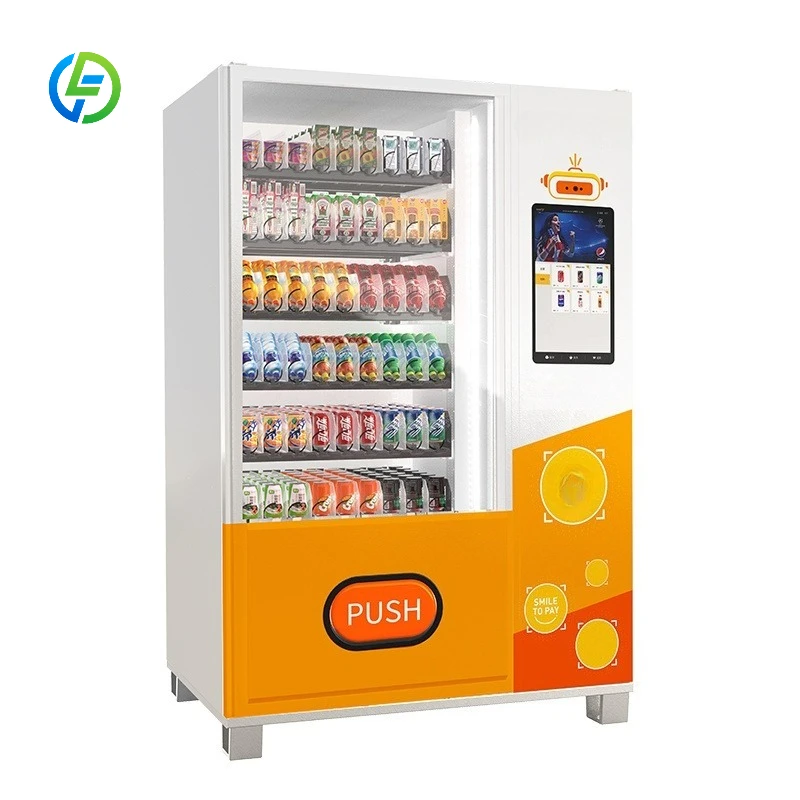 FL Customized Automatic Cooling Snack and Beverage Vending Machine Unattended Retail Machine for Bus Station