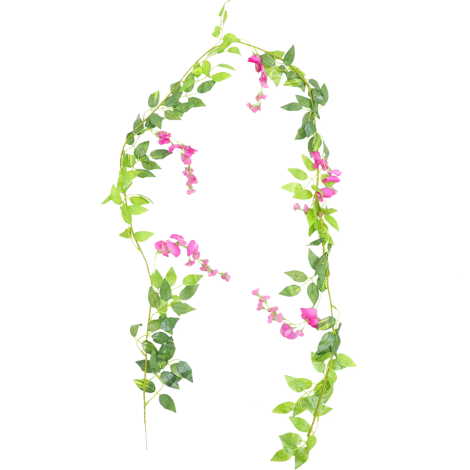 

Artificial Wisteria Flower Vine Hanging Decoration Simulated Wedding Garland Fake Plants Home Party Rustic Style