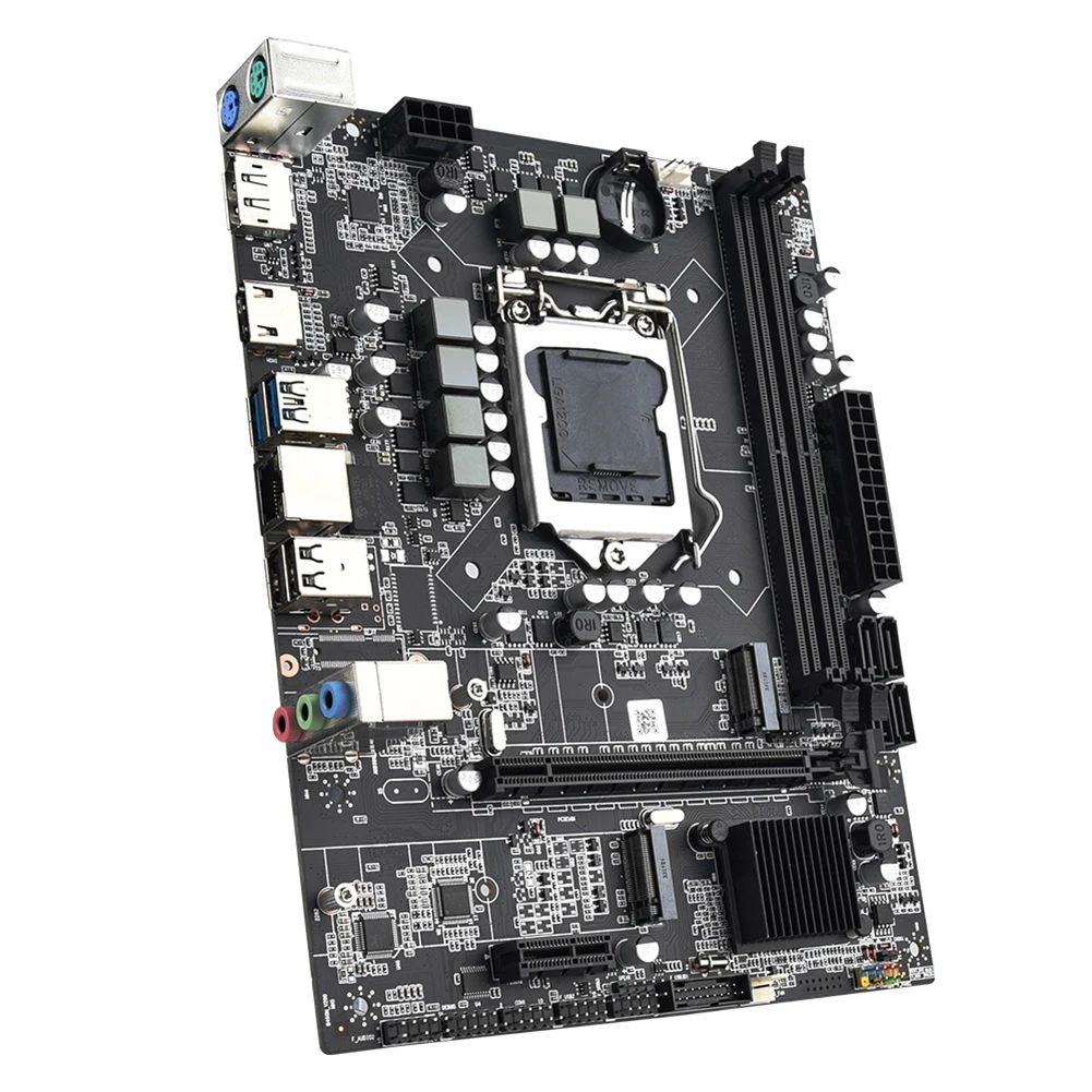 Imagem -02 - Placa-mãe do Computador de Secretária Lga1200 Usb 3.0 Sata3.0 H410 Memória Ddr4 x M.2 Nvme 64gb Max Pcl-e16x Core i3 i5 i7