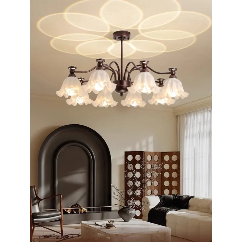 

Medieval style living room 2025 new atmospheric French hall American retro bedroom Zhongshan