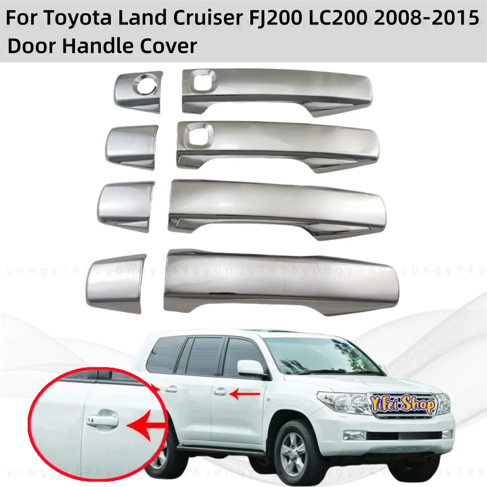 

Автомобильная карбоновая дверная ручка, защитная крышка для Toyota Land Cruiser FJ200 LC200 2008 2009 2010 2011 2012 2014 2015 вставленном стиле