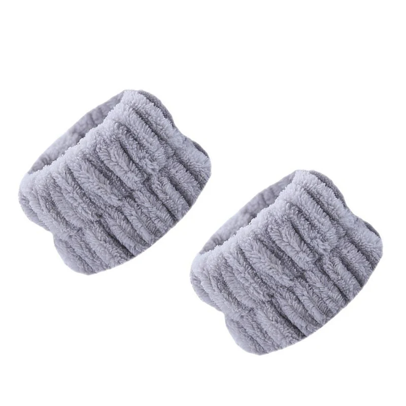 

Микрофибровая повязка на запястье для умывания, впитывающая пот, для женщин, также может использоваться как повязка на голову