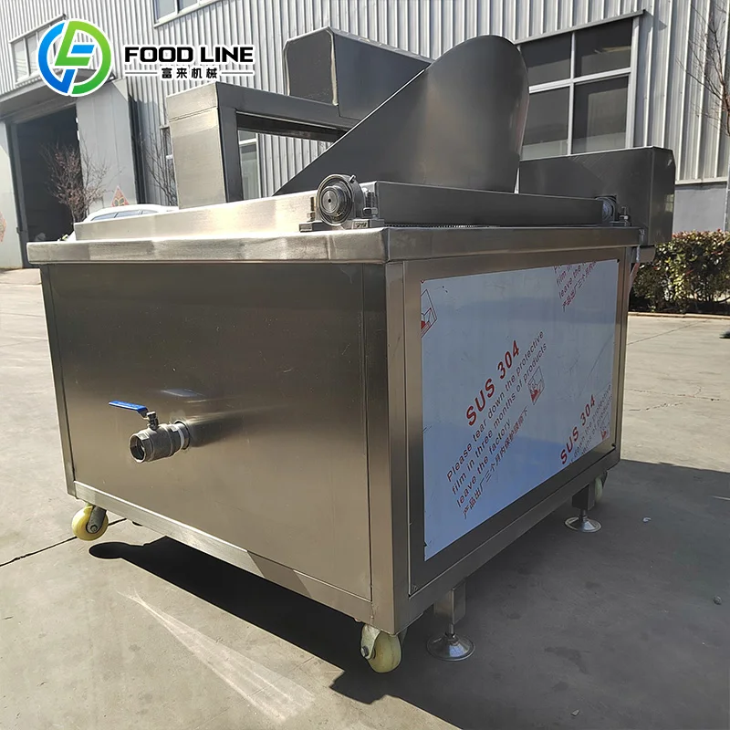 Commercial Restaurant Stainless Steel Fast Heating Electric Deep Frying Machine