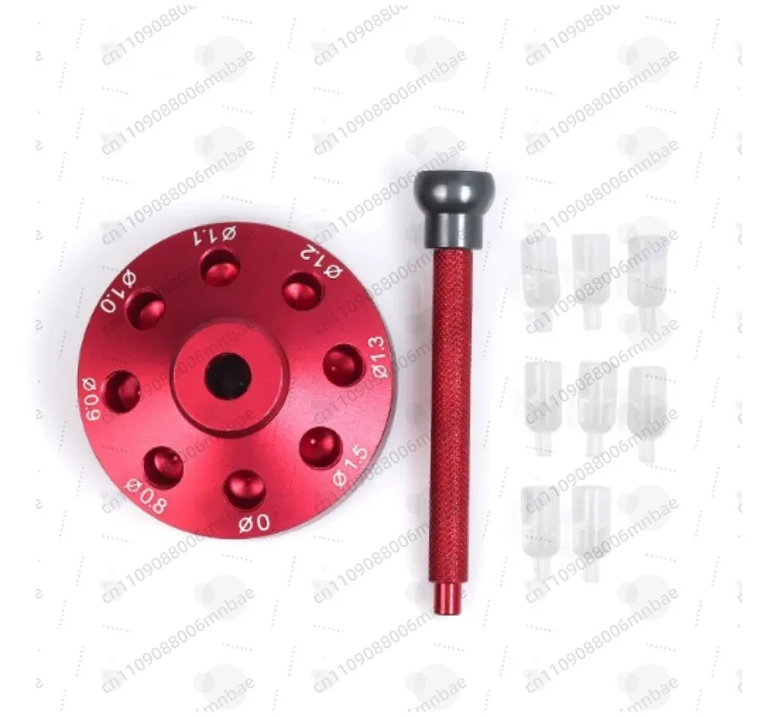 Watch Hands Fitting Setting Presser Pusher Setter with 8 Accessory Alloy Steel Watch Needle Holder Watch Repair Tool Watchmaker
