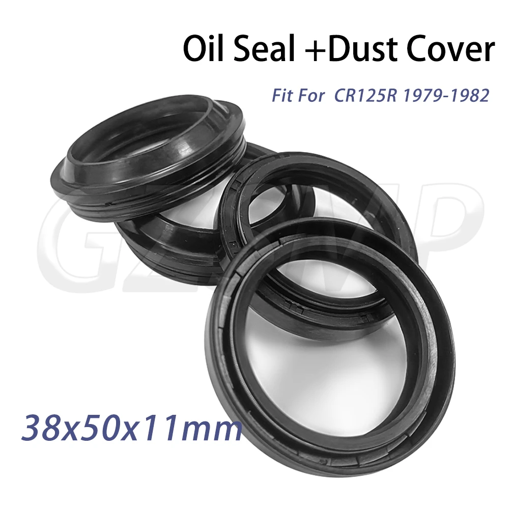 

Front Fork Absorber Oil Seal 38x50x11 Dust Cover fit For Honda CR125R CR 125R CR125 R 1979-1982
