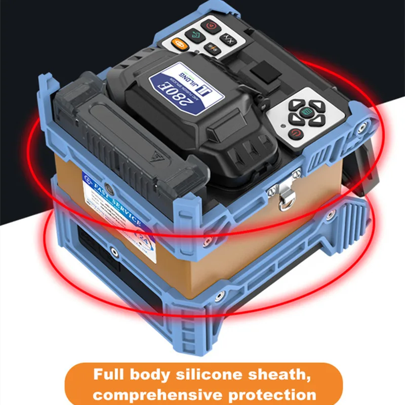 280E All-Rounder Middle Trunk Line Fusion Splicer Optical Fiber Fusion Splicer New Splicing Machine 6 Motors Core Alignment Mode