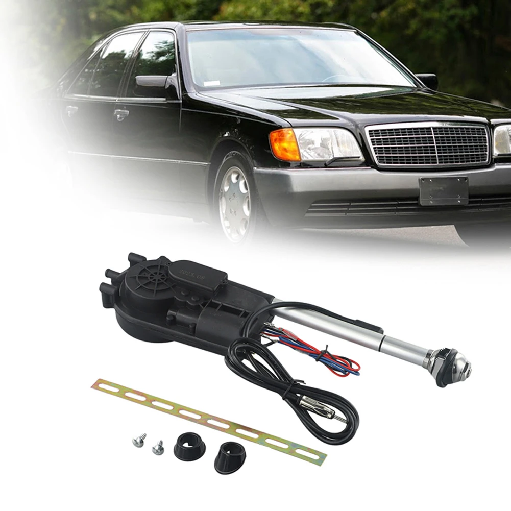 Power Antenna Kit Automatic Telescopic Antenna Performance Tested ABS+metal Anti-corrosion Easy To Use Control Line